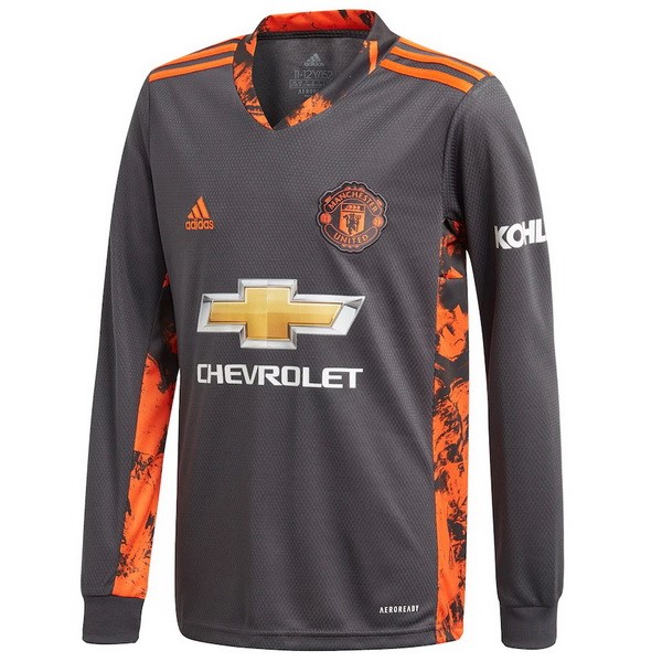 Tailandia Camiseta Manchester United 1ª ML Portero 2020/21 Gris